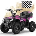 thumbnail image 1 of 40 cc Trail Blazer Ride-On Buggy,4 Stroke Dual-Speed Off-road 4-Wheeler, Key-Lock Safe & 10-15mph, Front & Rear Shocks and Knobby Tires for Grass, Dirt and Gravel,PINK, 1 of 9