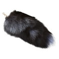 thumbnail image 1 of 40 cm Long 3D Cute Tail Keychain Pendant Women Key Ring Holder Pompoms Key Chains Fashionable Hairy Tail Blanks for Crafting, 1 of 5