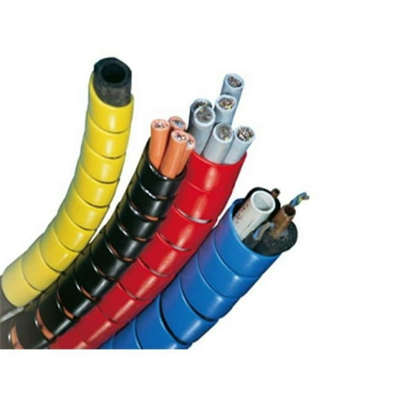 40 ft. HDPE Heavy Duty Spiral Wrap, Black