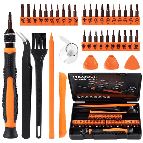 40-in-1 Precision Screwdriver Set – Magnetic Phone Repair Tool Kit with Multiple Bits – Multifunctional DIY Hand Tool Set for MacBook, Watch, PC, Electronics, and Glasses – Includes Spudgers, Tweezer