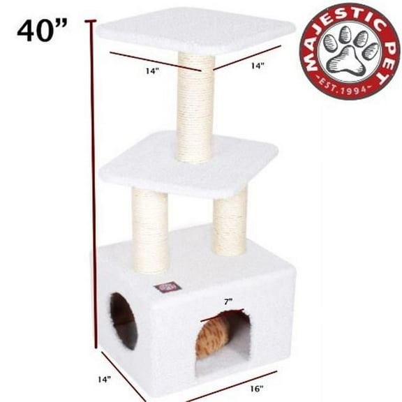 40 in. Bungalow Sherpa Cat Tree