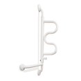 40 in. Curve Grab Bar in White