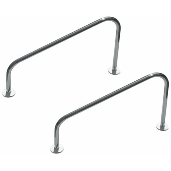 40 in. Deck Mount Rail Pair