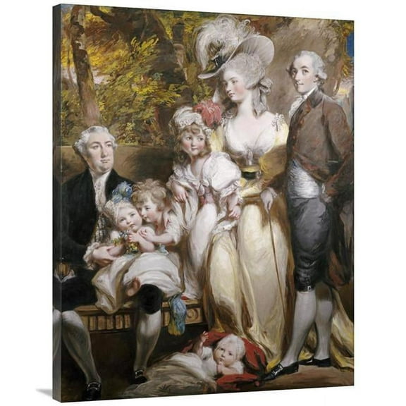 40 in. Group Portrait of Sir John Taylor Art Print - Daniel Gardner
