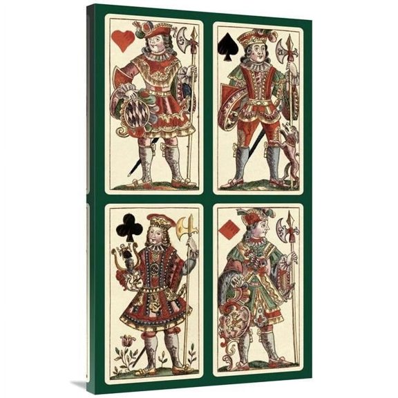 40 in. Knaves - Bauern Hochzeit Deck Art Print - Andreas Benedictus Gobl