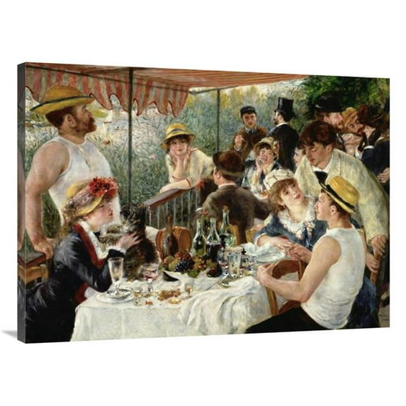 40 in. Luncheon of the Boating Party Art Print - Pierre-Auguste Renoir