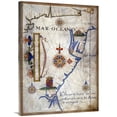 thumbnail image 1 of 40 in. Mar Oceano - Portolan Atlas Illumination Art Print - Sebastiano Lopes, 1 of 1