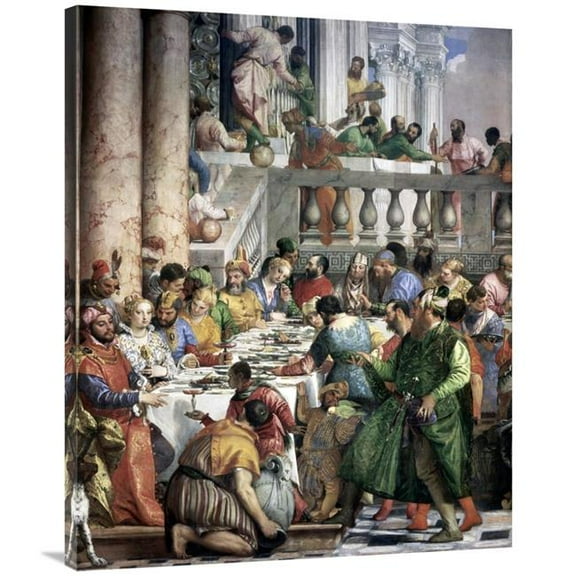 40 in. Marriage at Cana - Detail Art Print - Paolo Veronese