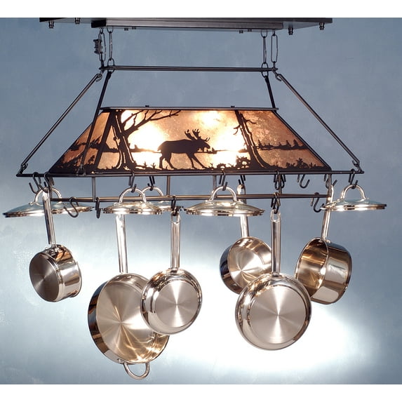 Meyda Tiffany 73371 Two Light Pot Rack