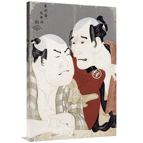 40 in. Nakajima Wadaemon & Nakamura Konozo Art Print - Toshusai Sharaku
