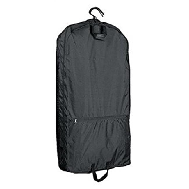 40 in. Nylon Cover with 5 Hangers Garment Bag - Black