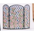 thumbnail image 1 of Meyda Tiffany Rose Trellis 3 Panel Fireplace Screen, 1 of 2