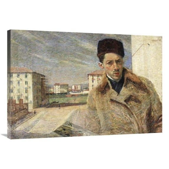 40 in. Self-Portrait Art Print - Umberto Boccioni