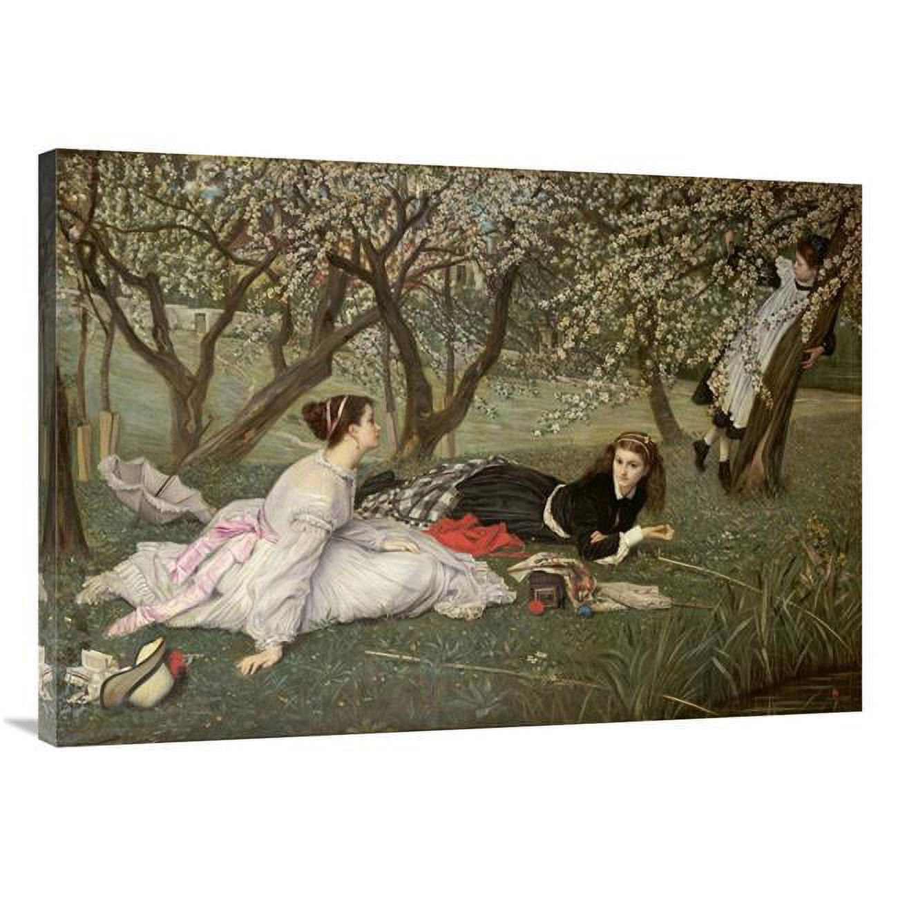 40 in. Spring Le Printemps 1865 Art Print James Jacques Tissot