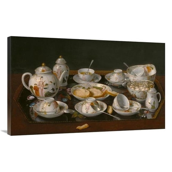 40 in. Still Life - Tea Set Art Print - Jean-Etienne Liotard