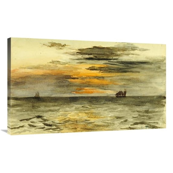 40 in. Sunrise Off Japan Art Print - John La Farge