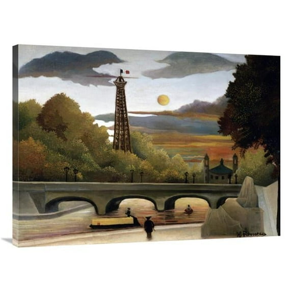 40 in. The Eiffel Tower Art Print - Henri Rousseau