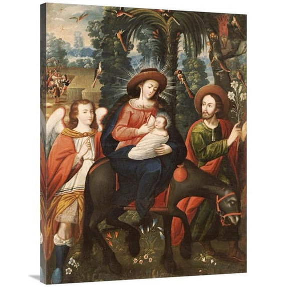 40 in. The Flight into Egypt Art Print - Unknown