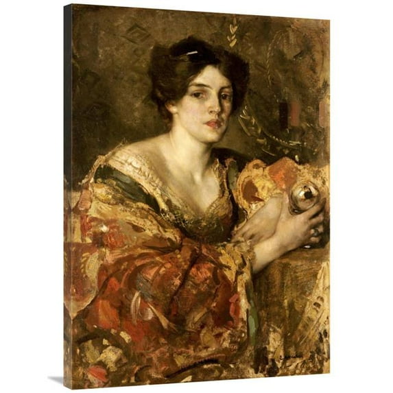40 in. The Fortune Teller, Miss Jane Aitken Art Print - Edward Arthur Walton