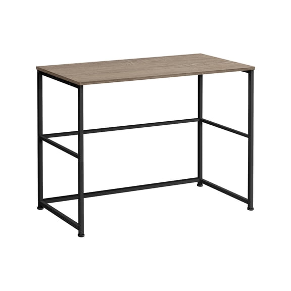 40 inch Brown Wood-Look Computer Desk with Storage