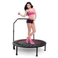 thumbnail image 1 of 40-inch Diameter Mini Trampoline to Exercise Cardio Fitness Indoors/Outdoors (40" Trampoline with U-Shaped handrai, 1 of 7