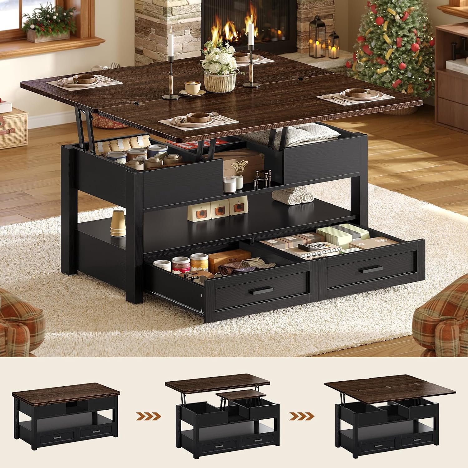 Farmhouse Black + Brown