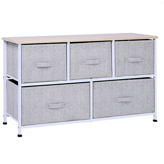 40-inch Horizontal Dresser with Particle Top / Quality Material for Durable Storage