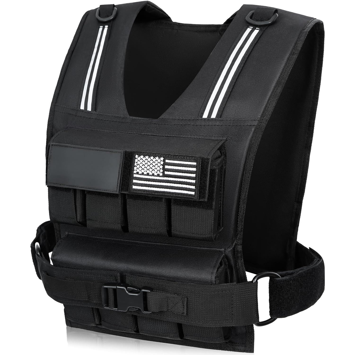 40 lb Adjustable Weighted Vest for Walking Running Strength Training