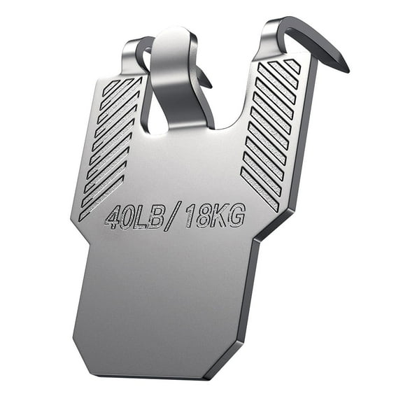 40 lb Drywall Picture Hangers Claw: 15 Pack Heavy Duty Damage Free Wall Picture Hanging Hooks - Art Mirror Photo Painting Frame Sawtooth Wire D Ring Hanger Kit for Room Office Decor