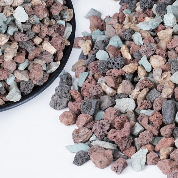 40 lbs Garden Rocks Mexican Beach Pebbles, 3-4 Inch Decorative Large River Rocks for Landscaping Aquarium Yard Garden Paving Large Plant Crafting and Walkways