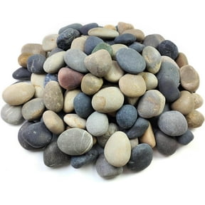 1 40 lbs Garden Rocks Pebbles, 2-3 Inch Decorative Large River Rocks for Landscaping, Painting, Aquarium, Plants, Crafting, Walkways and Outdoor Decorative Stones