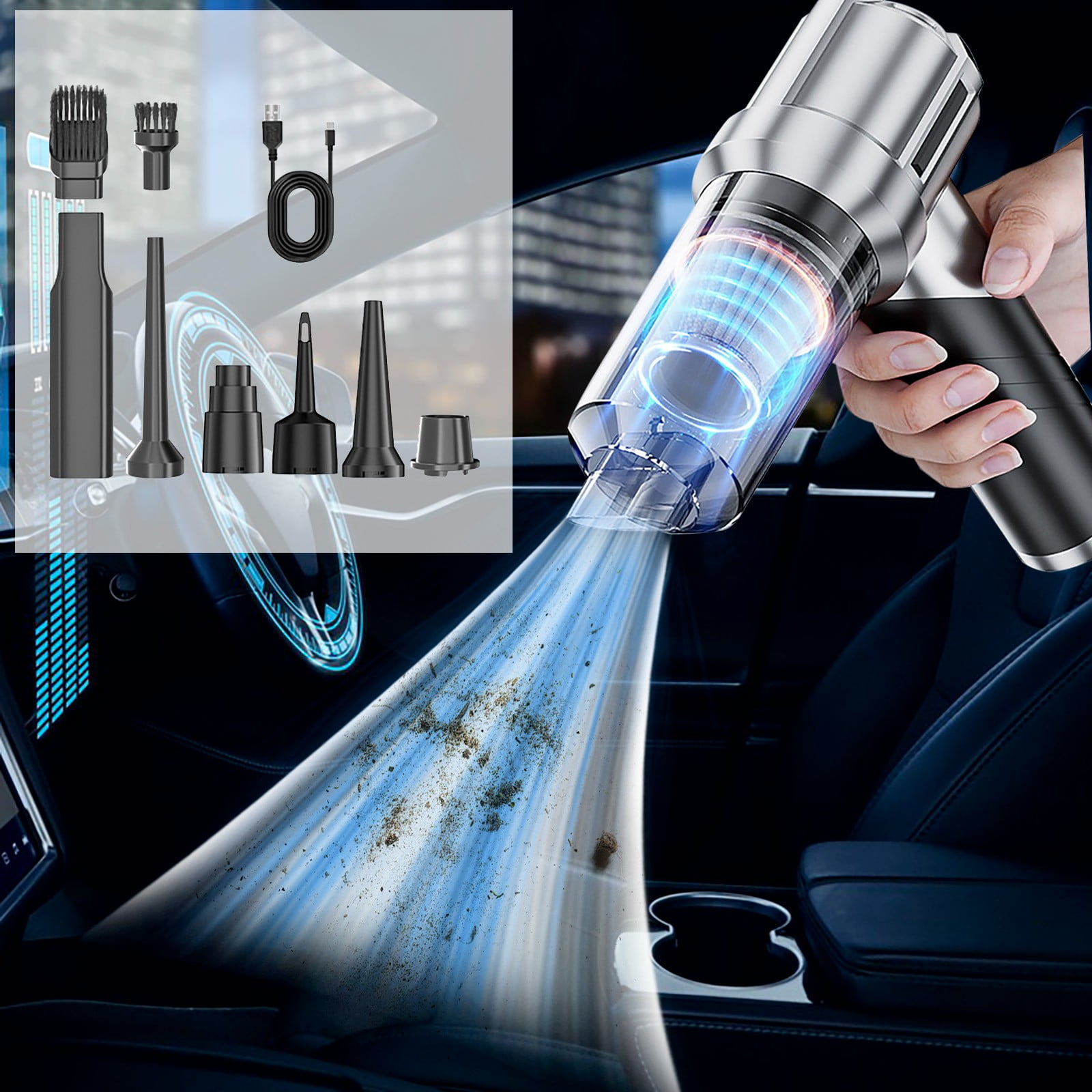 40% off Clearance, InsCrazy Vacuum Cleaners for Home Brushless Motor ...