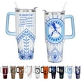 thumbnail image 1 of 40 oz Baseball Themed Gifts Tumbler for Men with Handle Straw Lid 40oz Baseball Lover Gift Double Stainless Steel Insulated Cup Baseball Travel Coffee Mug Gifts for Boys who Love Baseball, 1 of 6