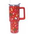 thumbnail image 1 of 40 oz Christmas Tumbler with Handle and Straw, Stainless Steel Insulated Gingerbread Man Tumbler 40 oz, Reusable Gingerbread House Cup with Leak Proof Lid, Christmas Gifts for Women, 1 of 6