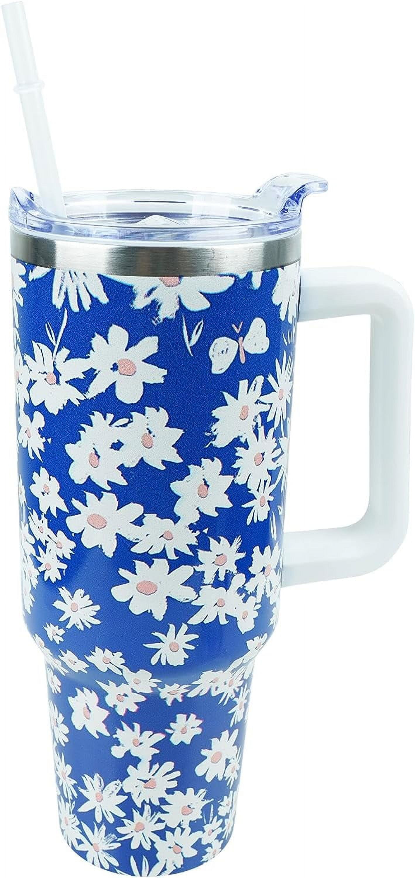 White Marble 40oz Insulated Tumbler – Daisy Shoppe - cute clothes