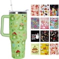 thumbnail image 1 of 40 oz Frog Tumbler with Handle and Straw Lid 40oz Frog Themed Gifts for Frog Lover Double Stainless Steel Insulated Frog Cup Travel Coffee Mug, 1 of 6