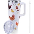thumbnail image 1 of 40 oz Goth Moon Tumbler with Handle and Straw, Black Gothic Travel Mug Water Bottle, Stainless Steel Insulated Cup with Lid and Straw, Birthday Christmas Halloween Gifts, 1 of 6