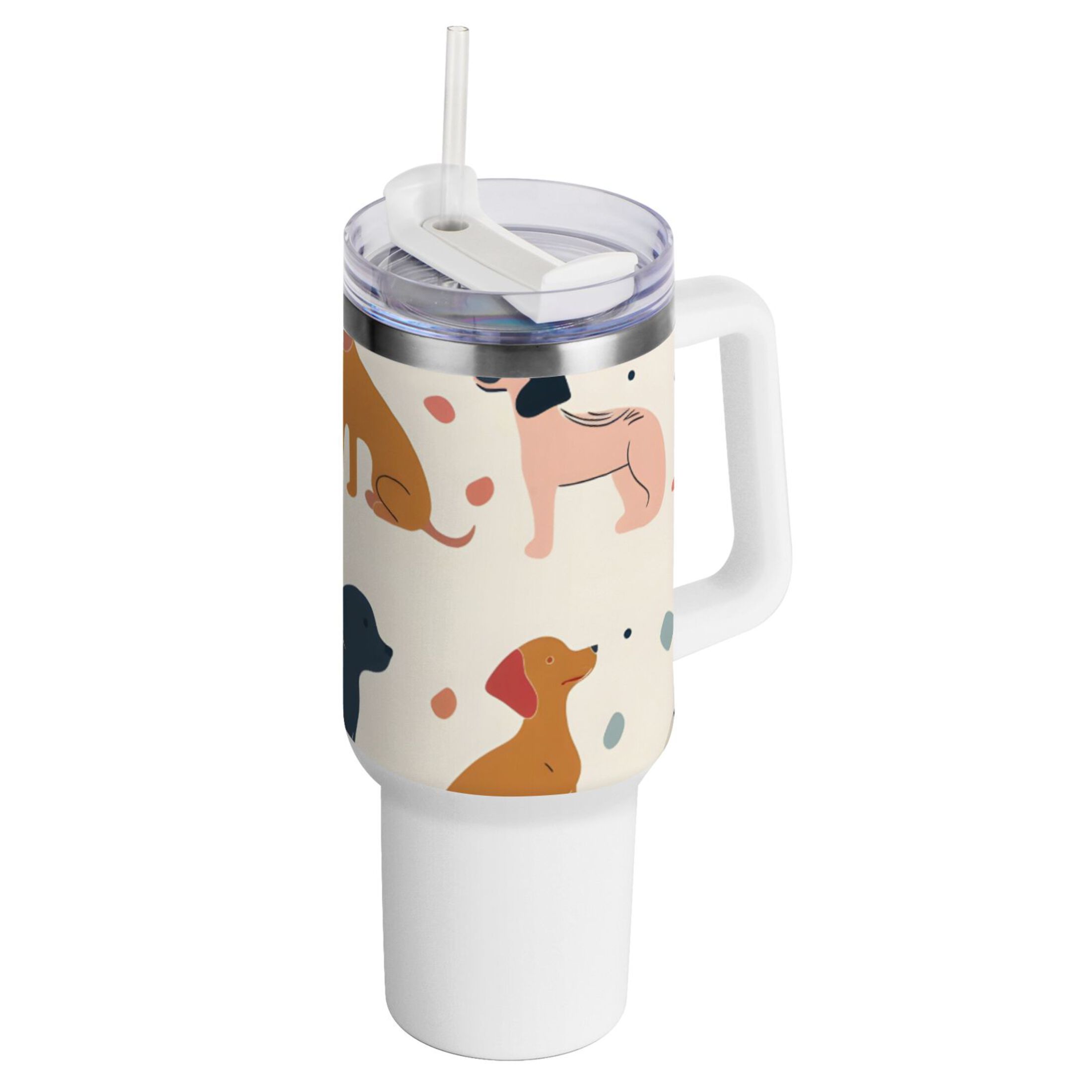 New! 40oz Tumbler -Life’s Better With Dogs main image 0