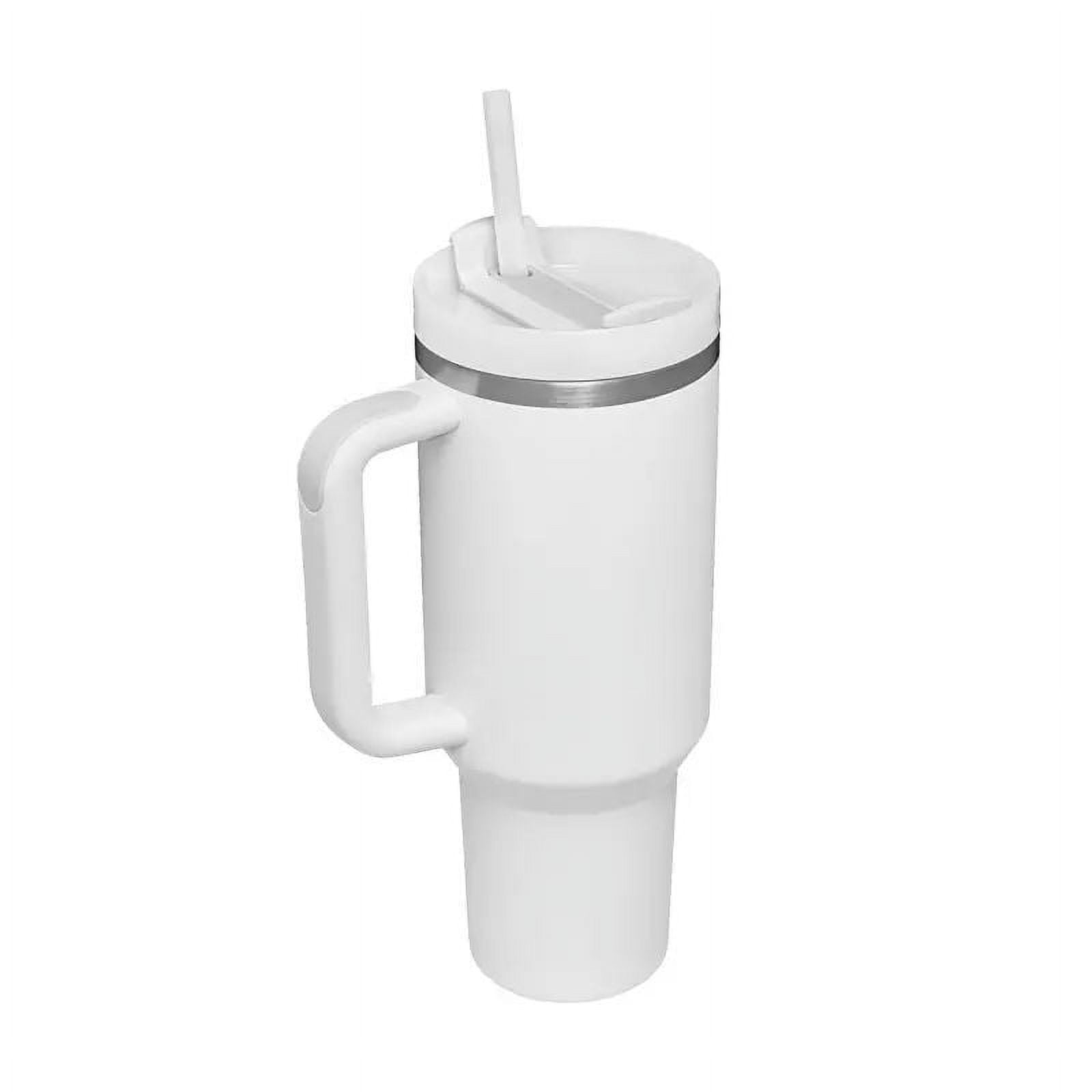 1pc, Stanly Cup With Lid And Straw, 40oz/1200ml Heavy Duty Water Cup,  Stainless Steel Tumbler, Vacuum Coffee Cups, Drinking Cups, Summer  Drinkware, Home Kitchen Items, Birthday Gifts 