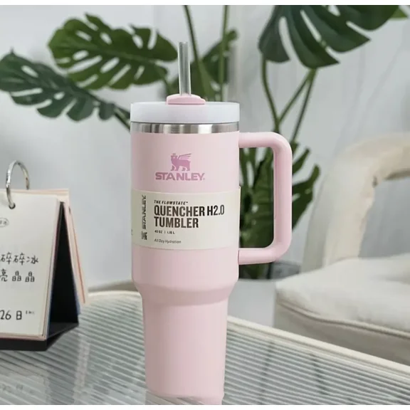 40 oz Stainless Steel Vacuum Insulated Tumbler with Lid and Straw