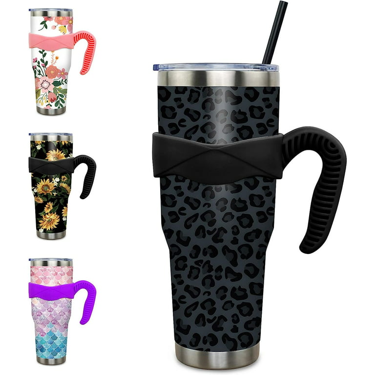40 oz Tumbler with Handle and Straw Leak Proof 40 oz Cup Insulated