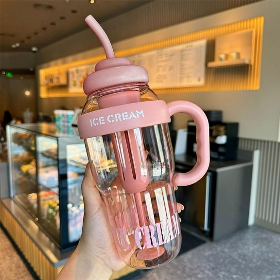 40 oz Tumbler with Handle,Tumbler with Lid and Straw,Gym Sports Water Bottlel Travel Mug(Cold for 34 Hours),Water Bottle for Iced Tea,Coffee,Cold Beverages