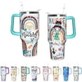 thumbnail image 1 of 40 oz Tumbler School Nurse Gifts for Women with Handle Gifts for Nurses Double Insulated Stainless Steel Travel Coffee Mug with Lid and Straw, 1 of 6