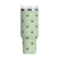 thumbnail image 1 of 40 oz Tumbler With Handle Stainless Steel Insulated Tumbler With Lid for Car Cup Holder Cute Jellyfish Pattern, 1 of 9