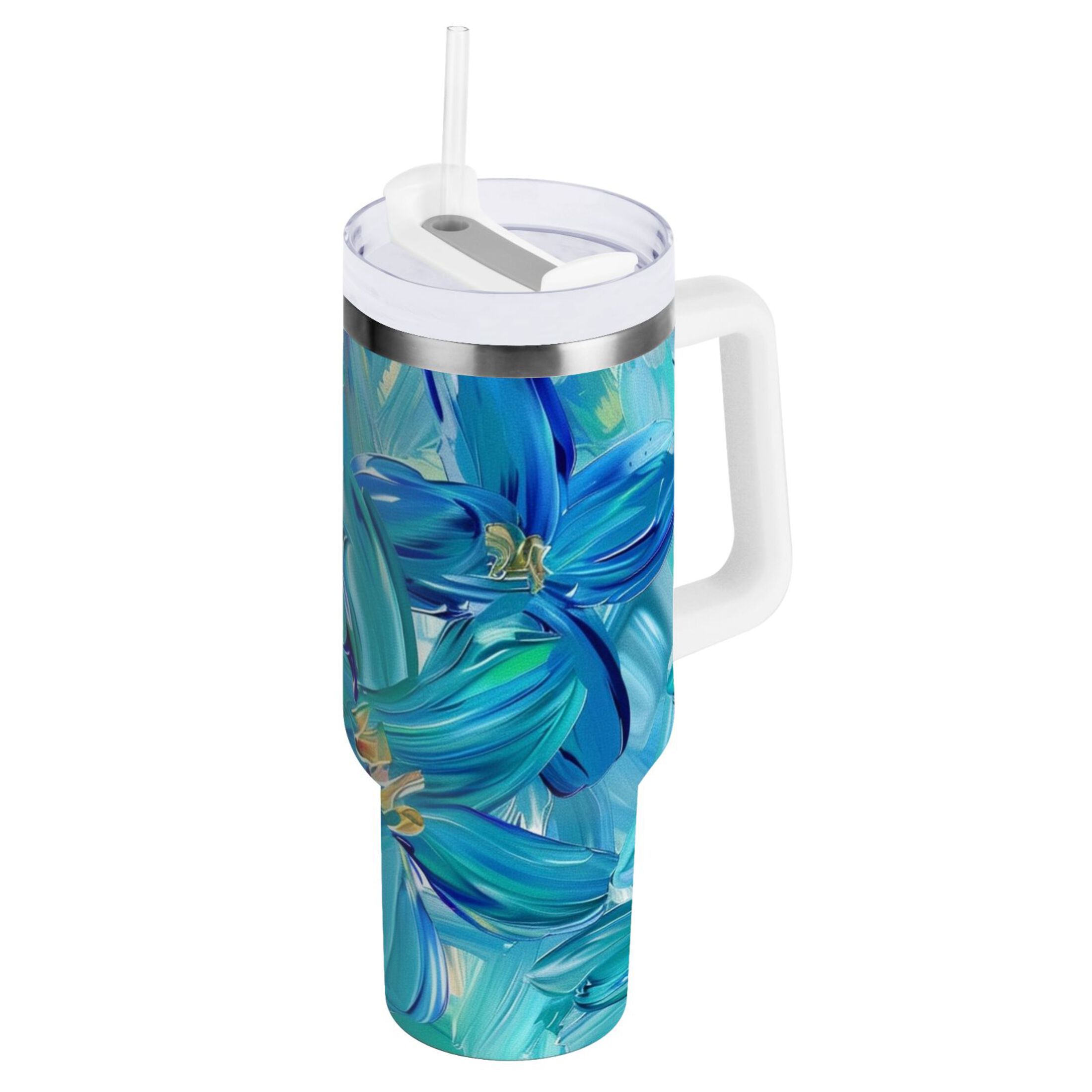Garden Tartan Crest 40 oz Insulated Tumbler with Handle main image 0