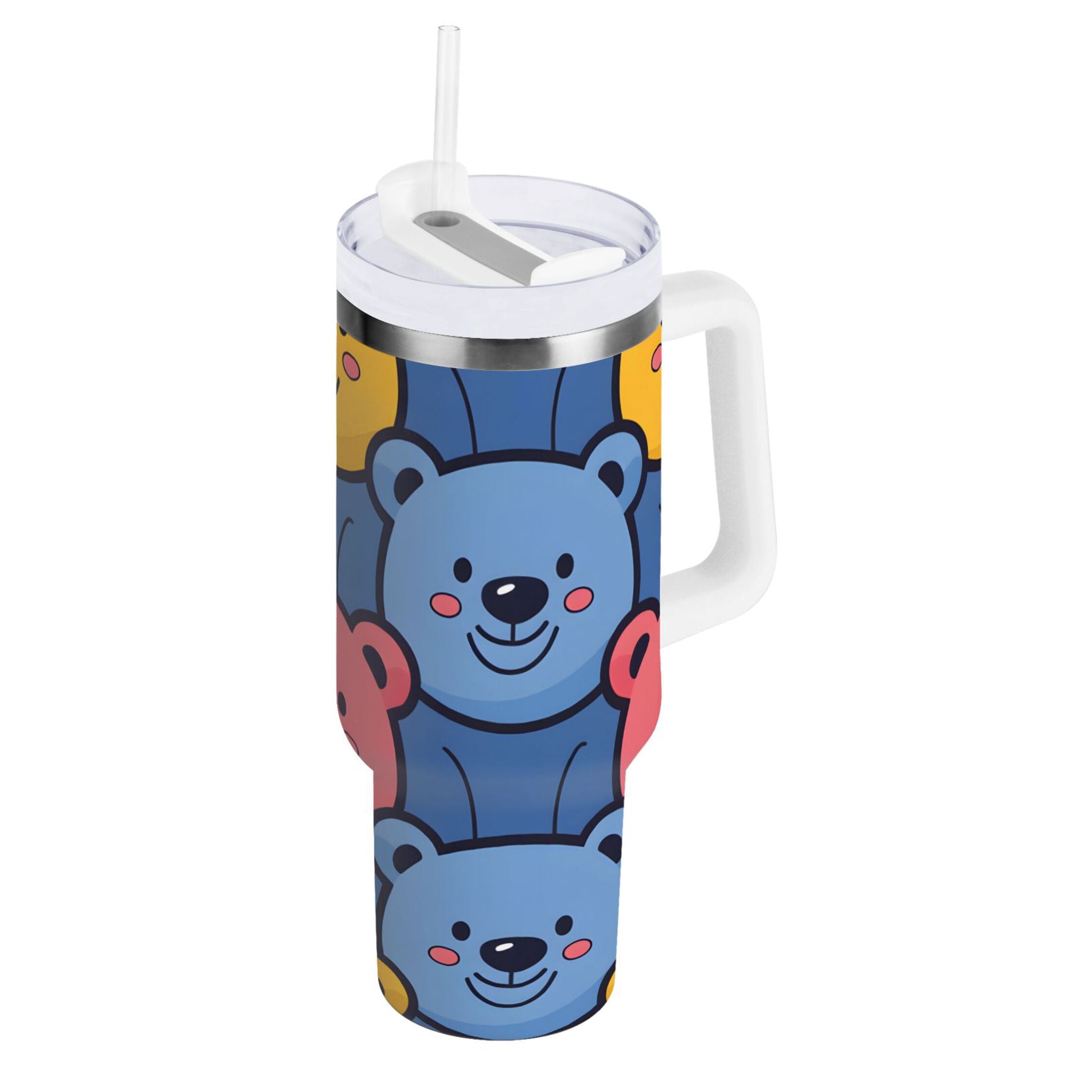 McBean Tartan Crest 40 oz Insulated Tumbler with Handle