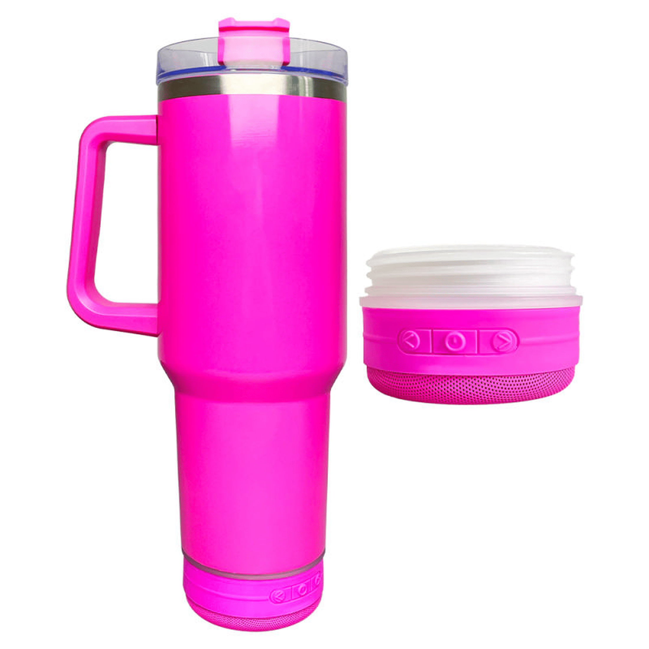 SL92-T RE Chantal 15 Ounce Vacuum Insulated Travel Mug - Red Band