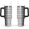 thumbnail image 1 of 40 oz tumbler with handle (Boho), 1 of 1