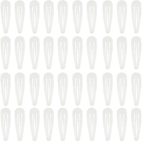 40-pack 2-inch hair clips for women, metal snap-on hair clips, accessories