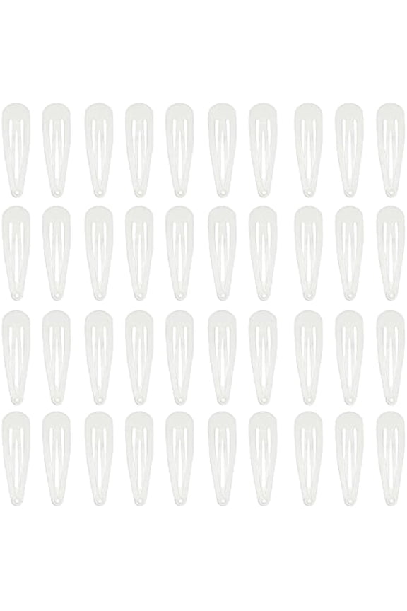 40-pack 2-inch hair clips for women, metal snap-on hair clips, accessories
